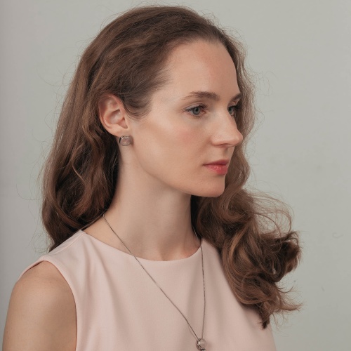 Серьги Possebon Q. Rose, A0892.7 S фото 2